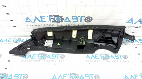 Боковушка 2-го ряда сидений правая Audi A6 C7 12-17 кожа черная, примята