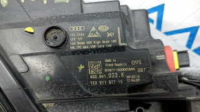Фара передняя левая в сборе Audi A6 C7 16-18 рест LED, песок, скол, желтит LED