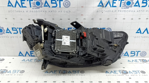 Фара передняя левая в сборе Audi A6 C7 16-18 рест LED, песок, скол, желтит LED