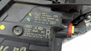 Фара передняя правая в сборе Audi A6 C7 16-18 рест LED, песок, желтит LED