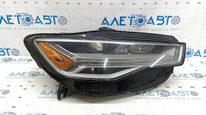 Ansamblu far dreapta față Audi A6 C7 16-18 rest LED, nisip, LED galben