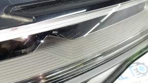 Фара передняя правая в сборе Audi A6 C7 16-18 рест LED, песок, желтит LED