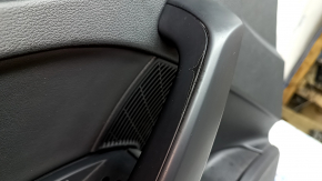 Ornamente ușă față stânga Audi Q5 80A 21-25 piele neagră, cotiera neagră, Bang & Olufsen, uzată