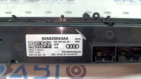 Управление климат-контролем Audi Q5 80A 18-25 под подогрев и вентиляцию сидений