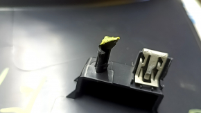 Ornament stâlp central dreapta jos pentru Ford Mustang Mach-E 21-26, negru, zgârieturi, elemente de fixare rupte