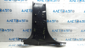 Ornament stâlp central dreapta jos pentru Ford Mustang Mach-E 21-26, negru, zgârieturi, elemente de fixare rupte