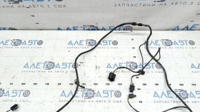 Проводка переднего бампера BMW X3 F25 15-17 рест, под птф, парктроники, датчик температуры окружающего воздуха и камеру