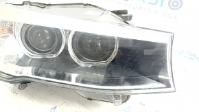 Фара передняя правая в сборе BMW X3 F25 15-17 ксенон адаптив, под полировку, царапины