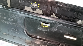 Prag exterior ușă stânga față pentru Audi Q5 80A 18-25, negru cu crom și iluminare din spate, S-Line, zgârieturi, cablu rupt, elemente de fixare rupte