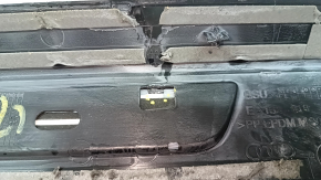 Prag exterior ușă dreapta față pentru Audi Q5 80A 18-25, negru cu crom și iluminare din spate, S-Line, zgârieturi, cablu rupt, suport rupt