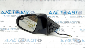 Зеркало боковое левое в сборе Toyota Camry v50 13-14 5 пинов, подогрев, графит