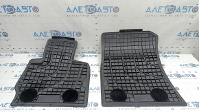 Set covorașe auto, cauciuc, BMW X3 F25 15-17, negre