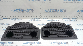 Set covorașe auto, cauciuc, BMW X3 F25 15-17, negre