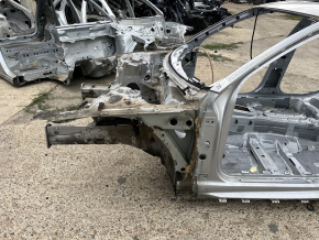 Четверть передняя левая Audi A6 C7 12-18 на кузове, серебро, крашенная