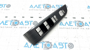 Ornament control ridicare geam stânga față pentru Toyota Camry V50 12-14 SUA, finisaj lemn gri, suport rupt