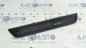 Ornament prag ușă stânga față BMW X3 F25 11-17 negru cu inserție cromată, M-Sport, zgârieturi pe crom