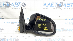 Зеркало боковое правое в сборе BMW X3 F25 17-17 9 пинов, поворотник, подогрев, камера, Shadow-Line, черный 475