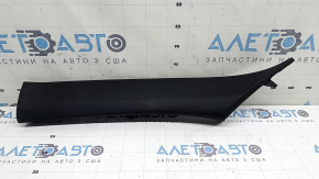 Ornamente montantă față neagră pentru BMW X3 F25 11-17, stânga