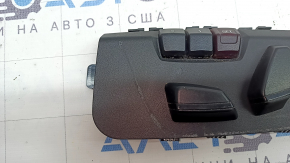 Управление водительским сиденьем BMW X3 F25 15-17 с памятью и управлением поясничной подпорки, Sport, тип 2, потерта, надломано крепление