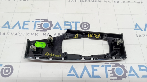 Накладка передней панели левая BMW X3 F25 15-17 черный глянец с хром, царапины