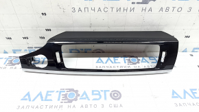 Накладка передней панели центральная BMW X3 F25 15-17 черный глянец с хром, царапины