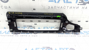 Накладка передней панели центральная BMW X3 F25 15-17 черный глянец с хром, царапины