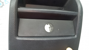Ornament consolă centrală spate BMW X3 F25 11-17 negru, 2 piese, pentru brichetă, suport rupt, zgârieturi
