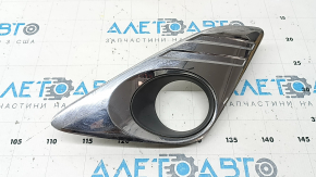 Ramă proiector ceață stânga Toyota Camry v50 12-14 usa XLE cromată, 2 piese, capete