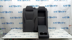 Spatele scaunelor din rândul din spate, dreapta, Honda Accord 23-26, piele neagră, perforată, cu cotieră