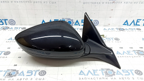 Ansamblu oglindă laterală dreapta Honda Accord 23-25 5 pini, încălzită, BSM, neagră, zgârieturi