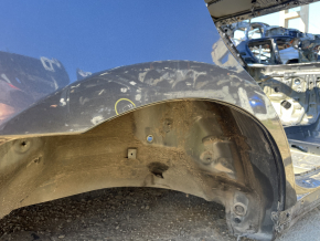 Aripă spate dreapta Toyota Camry v50 12-14 usa pe caroserie, grafit, zgârieturi, denivelări
