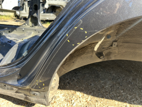 Aripă spate stânga Toyota Camry v50 12-14 usa pe caroserie, grafit, zgârieturi, denivelări