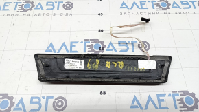 Ornament prag exterior spate stânga pentru Audi Q8 19-26, negru cu crom, zgârieturi, elemente de fixare rupte