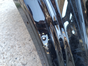Aripă spate dreapta Audi Q5 80A 18-25 pe caroserie, neagră, denivelări, îndoitură