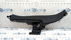 Ornament stâlp spate stânga jos pentru Audi Q8 19-26, negru, cu funingine, zgârieturi