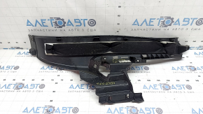 Ornament stâlp spate stânga jos pentru Audi Q8 19-26, negru, cu funingine, zgârieturi