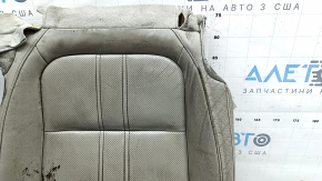 Tapițerie pernă scaun șofer pentru Honda Insight 19-22, piele gri, încălzită, perforată, curățabilă chimic