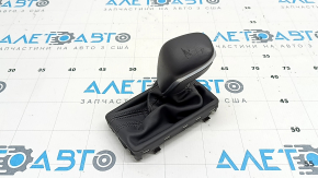 Ручка КПП Audi A6 C7 16-18 рест кожа черная, царапины