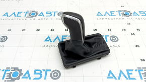 Ручка КПП Audi A6 C7 16-18 рест кожа черная, царапины