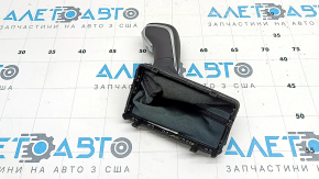 Ручка КПП Audi A6 C7 16-18 рест кожа черная, царапины