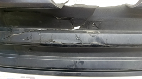 Grila radiatorului modelului Honda Insight 19-22 este goală, neagră lucioasă, crăpată, găuri care nu provin din fabrică, elemente de fixare rupte, fragmente de elemente de fixare lipsă