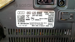 Щиток приборов Audi Q8 21-25 105к, в копоти, на з/ч
