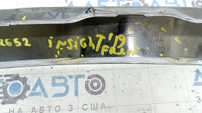 Молдинг решетки радиатора grill верхний Honda Insight 19-22 хром, сломаны крепления, отсутствует 1 крепление, трещины
