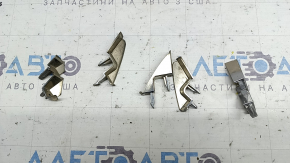 Молдинг решетки радиатора grill верхний Honda Insight 19-22 хром, сломаны крепления, отсутствует 1 крепление, трещины