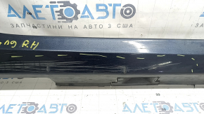 Порог правый Honda Insight 19-22 синий, затерт, отсутствуют крепления