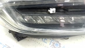 Фара передняя правая в сборе Honda Insight 19-22 LED, отсутствует хром молдинг, под полировку, желтит LED