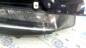 Фара передняя правая в сборе Honda Insight 19-22 LED, отсутствует хром молдинг, под полировку, желтит LED
