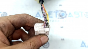 Ansamblu oglindă laterală stânga Honda Insight 19-21 7 pini, încălzită, semnalizator, albastră cu crom, zgârieturi