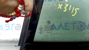Geam triunghiular spate stânga pentru BMW X3 F25 11-17, cu garnitură