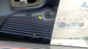 Ușă stânga față neagră Honda Insight 19-22 albastră B607M, cu ornament cromat superior, îndoită